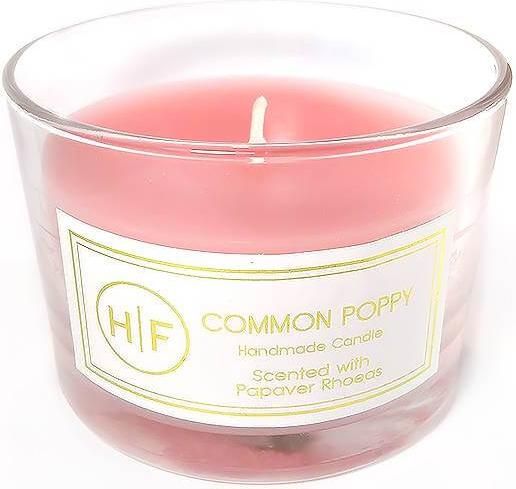 Χειροποίητο Αρωματικό Κερί HF Common Poppy με Παπαρουνόσπορο 140gr