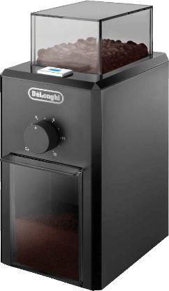 Ηλεκτρικός Μύλος Καφέ Delonghi KG79 110W με Χωρητικότητα 120gr & 16 Επίπεδα Άλεσης Μαύρο
