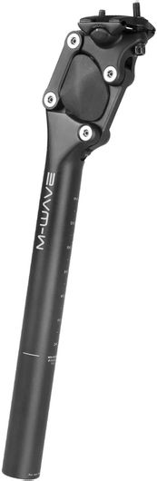 Ντίζα Σέλας Ποδηλάτου M-Wave με Αμορτισέρ 31.6x350mm 252177 Μαύρο