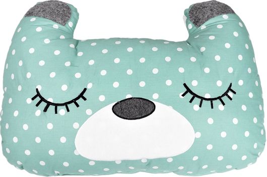 Διακοσμητικό Μαξιλάρι Κούνιας Baby Star Αρκούδα 37x40cm Πράσινo