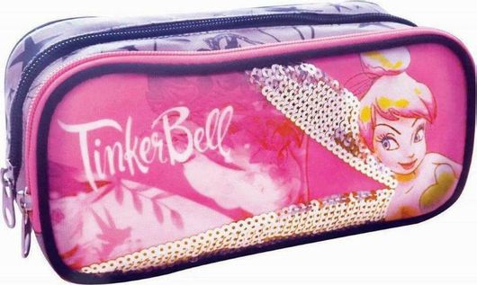 Κασετίνα Gim Tinkerbell με 2 Θήκες