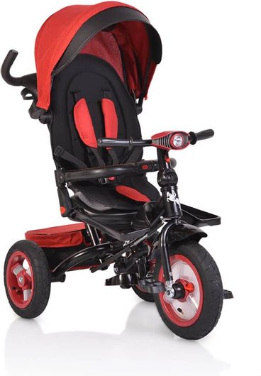 Τρίκυκλο Ποδήλατο Moni Byox Jockey με Σκίαστρο AirWeels Κόκκινο