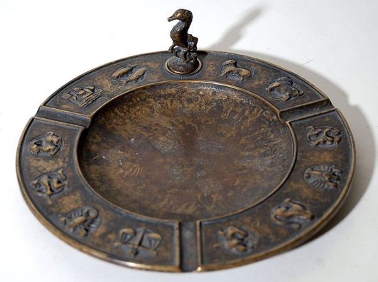 Σταχτοδοχείο Royal Art Collection Μπρούτζινο Zodiaco