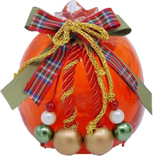 Επιτραπέζιο Γούρι Ρόδι Royal Art Collection 1804DRD Διακοσμημένο Κόκκινο