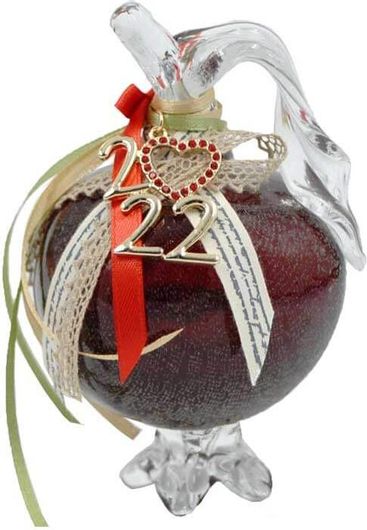 Επιτραπέζιο Γούρι Ρόδι Royal Art Collection 18094RD1 Γυάλινο Διακοσμημένο