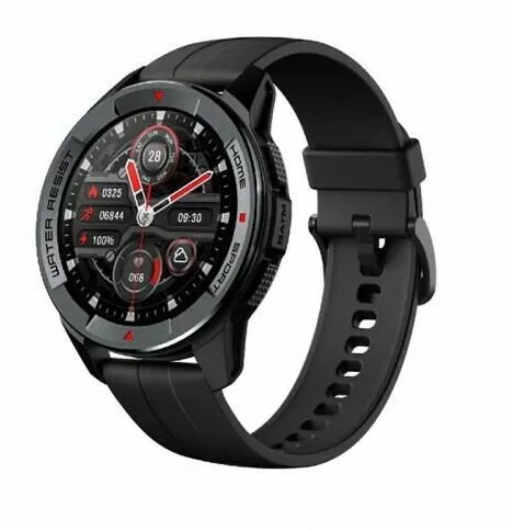 Mibro X1 Αδιάβροχο Smartwatch με Παλμογράφο Μαύρο