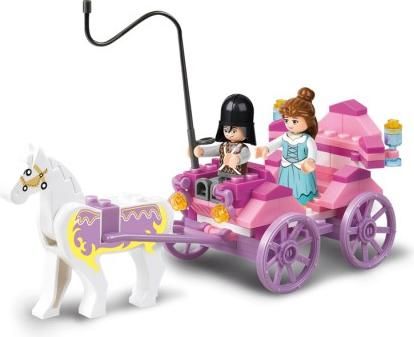 Τουβλάκια Sluban Girl's Dream Princess Carriage B0239 99τμχ για 6+ Ετών