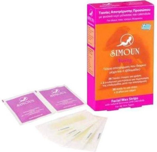 Simoun Ταινίες Αποτρίχωσης Προσώπου Simoun