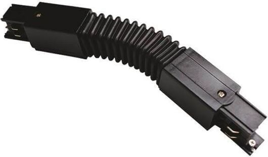 Σύνδεσμος Ράγας Φωτιστικών Eurolamp 145-55175 Γωνίας 4 Καλωδίων Μαύρο