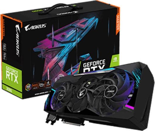 Κάρτα Γραφικών Gigabyte Aorus Master GV-N3090AORUS M-GD GeForce RTX 3090 24GB GDDR6X PCI Express x16 4.0 RGB Lighting Αερόψυκτη