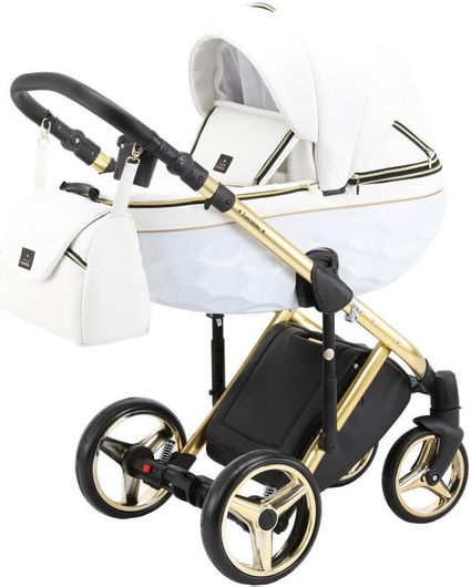 Πολυκαρότσι Adamex Chantal Special Edition 3 σε 1 Ad-c101 Λευκό