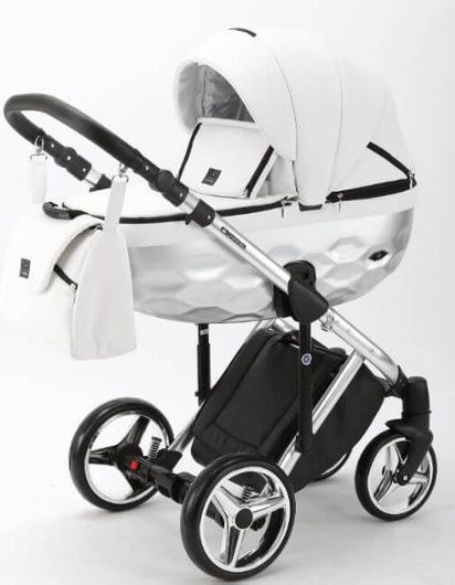 Πολυκαρότσι Adamex Chantal Special Edition 3 σε 1 Star 105 Λευκό