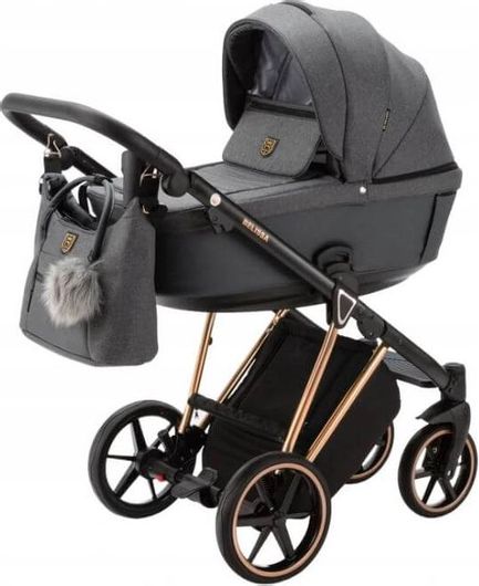 Πολυκαρότσι Adamex Belissa Special Edition 3 σε 1 Ps596 Γκρι