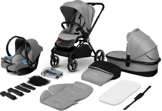 Πολυκαρότσι Lionelo Mika 3 σε 1 Stone 5903771701785 Γκρι