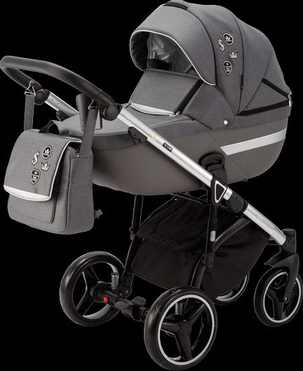 Πολυκαρότσι Adamex Cortina Special Edition2 σε 1 Ct-478-1 Γκρι