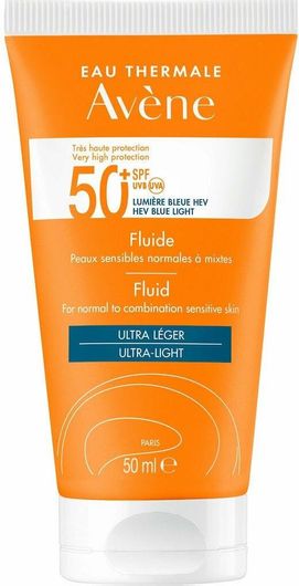 Αντηλιακή Κρέμα Προσώπου Eau Thermale Avène Fluid Ultra Light SPF50 50ml