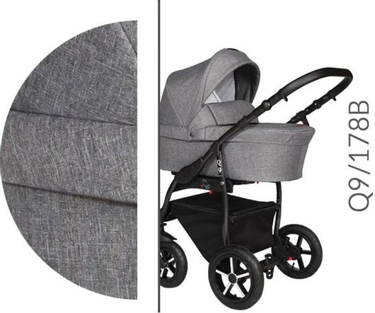 Πολυκαρότσι 2 σε 1 Baby Merc BM.Q9.178B.GREY Γκρί