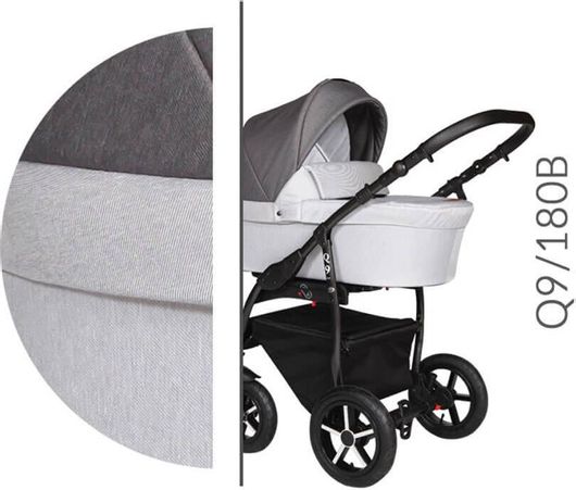 Πολυκαρότσι 2 σε 1 Baby Merc BM.Q9.180B.GREY.ICE.GREY Γκρί