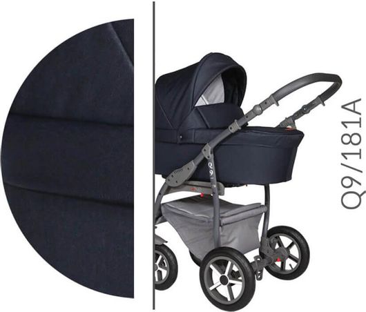 Πολυκαρότσι 2 σε 1 Baby Merc BM.Q9.181A.GREY.BLUE Γκρί Μπλε