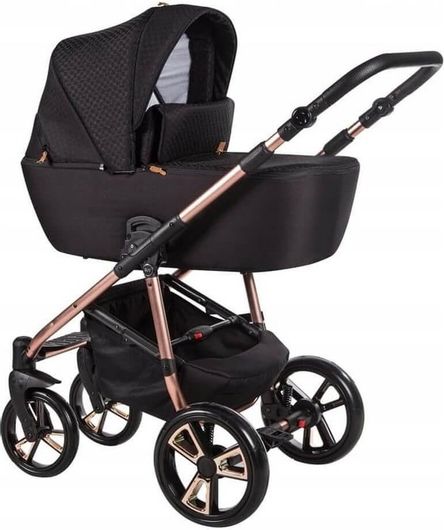 Πολυκαρότσι 2 σε 1 Baby Merc La Noche Limited Edition BM.LANOCHE.08SME.DUO Μαύρο