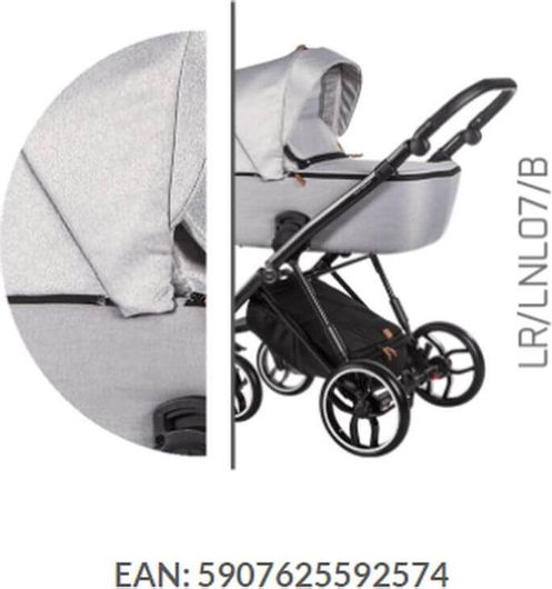 Πολυκαρότσι 2 σε 1 Baby Merc La RosaBM.LAROSA.LR07.DUO Μαύρο