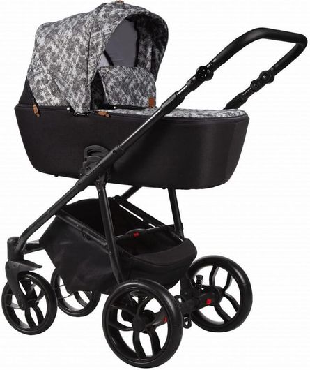 Πολυκαρότσι 3 σε 1 Baby Merc La NocheBM.LANOCHE.04B Μαύρο