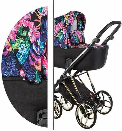 Πολυκαρότσι 3 σε 1 Baby Merc La Rosa Limited Edition BM.LAROSA.LIMITED.LRL09 Μαύρο