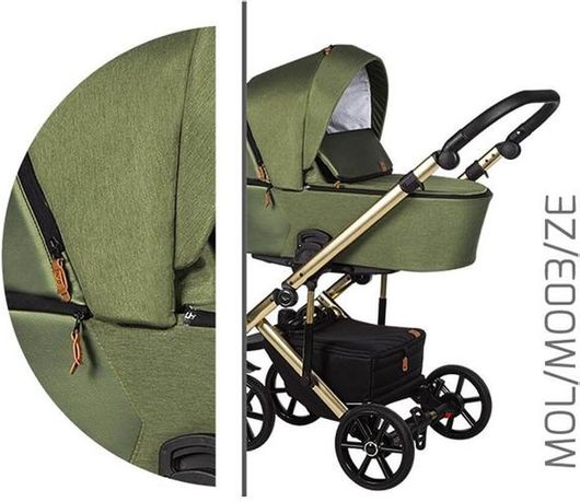 Πολυκαρότσι 3 σε 1 Baby Merc Mosca Limited Edition BM.MOSCA.LIMITED.M003 Πράσινο