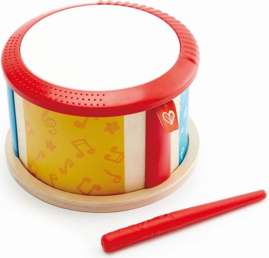 Ξύλινο Τύμπανο Hape E0608 Διπλής Όψης για 3+ Ετών