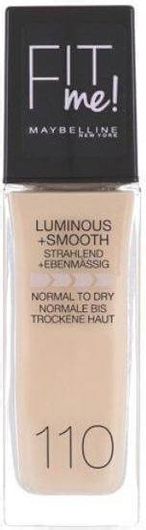 Foundation Maybelline Fit Me Luminous + Smooth Liquid SPF18 110 Porcelain 30ml