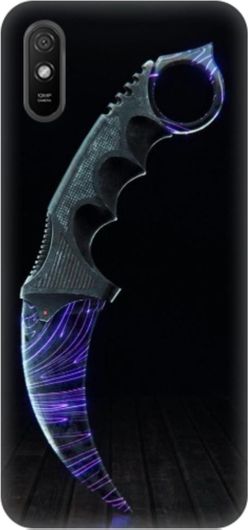 Θήκη Κινητού Back Cover για Xiaomi Redmi 9A Σιλικόνης Glossy Knife