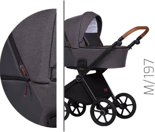 Πολυκαρότσι 2 σε 1 Baby Merc Mango BM.MANGO.197.DARK.GREY.DUO