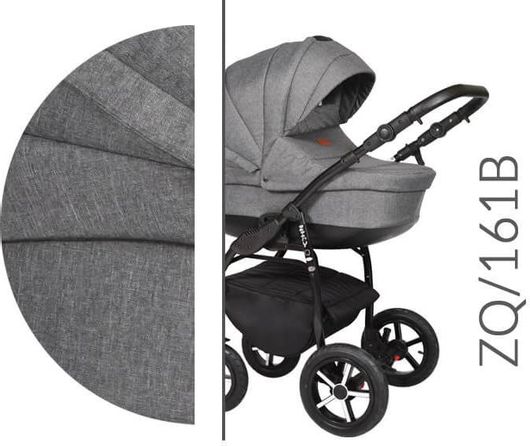 Πολυκαρότσι 2 σε 1 Baby Merc ΖipyQ BM.ZIPYQ.161B.DARK.GREY.DUO