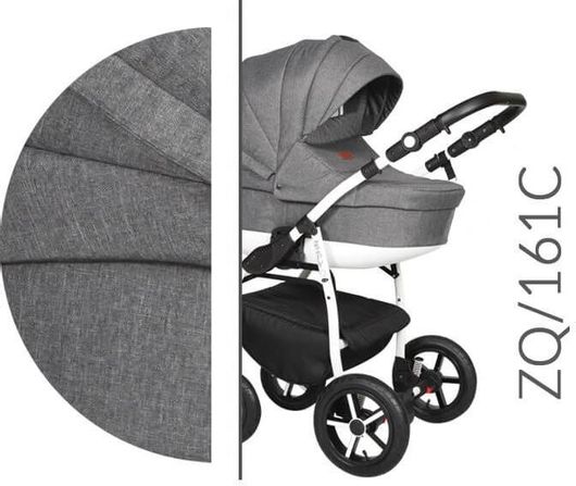 Πολυκαρότσι 2 σε 1 Baby Merc ΖipyQ BM.ZIPYQ.161C.DARK.GREY.DUO