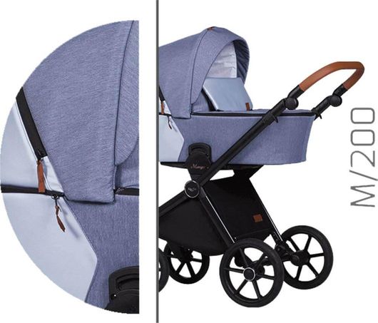 Πολυκαρότσι 3 σε 1 Baby Merc Mango BM.MANGO.200.BLUE.LIGHT.BLUE.TRIO