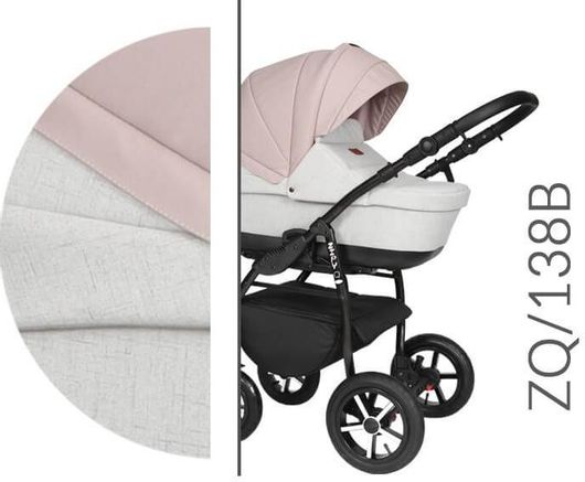 Πολυκαρότσι 3 σε 1 Baby Merc ΖipyQ BM.ZIPYQ.138B.ICE.PINK