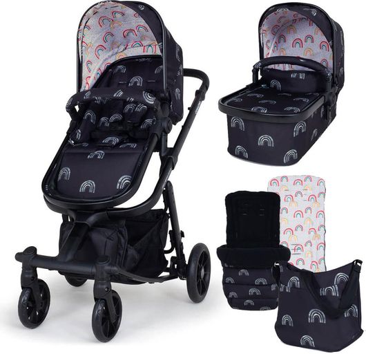 Πολυκαρότσι Μωρού Cosatto Giggle Quad 2 in 1 Night Rainbow Μπλε