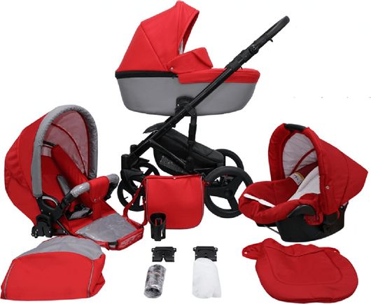 Πολυκαρότσι Μωρού ProBaby Premium 3 in 1 Κόκκινο