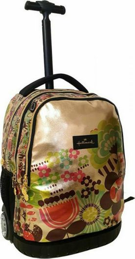 Τσάντα Τρόλεϊ Δημοτικού Hallmark Folk Μ33 x Π28 x Υ48cm Πολύχρωμη