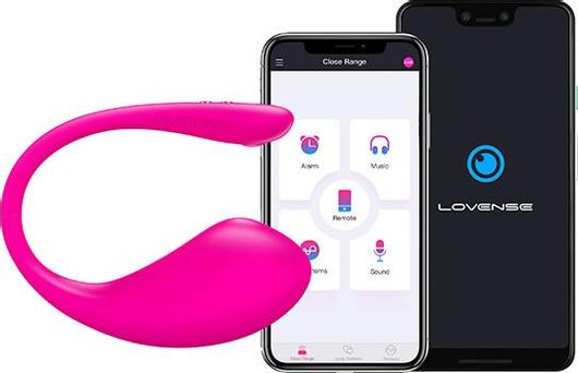 Lovense Lush 3 Δονητής Egg με Remote Control 9.6cm Pink