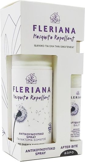 Εντομοαπωθητικό Γαλάκτωμα Fleriana After Bite Spray  100ml & After Bite Balm 7ml Κατάλληλο για Παιδιά
