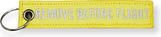 Μπρελόκ 720 Ύφασμα Remove Before Flight Κίτρινο