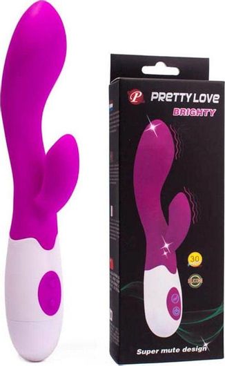 Pretty Love Brighty Δονητής Rabbit 20cm Purple