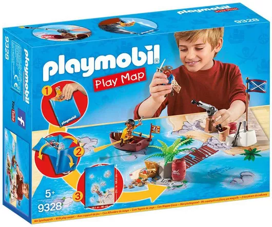 Playmobil Play Map Πειρατές με Χάρτη για 5+ Ετών #9328