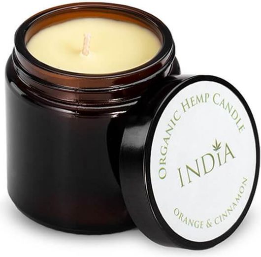 Αρωματικό Κερί India Cosmetics Με Άρωμα Πορτοκαλιού Κανέλλας 90 gr