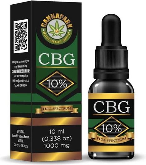 Έλαιο Κάνναβης Cannapark CBG 10% Full Spectrum 10ml