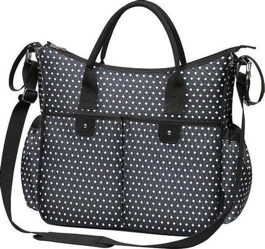 Τσάντα Αλλαξιέρα BabyOno So City BN1423/07 39x38x21 Μαύρο/Λευκό