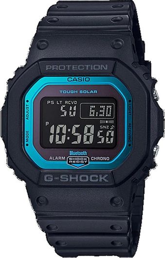 Ανδρικό Ρολόι Casio G-Shock GW-B5600-2ER Solar με Καουτσούκ Λουράκι Μαύρο