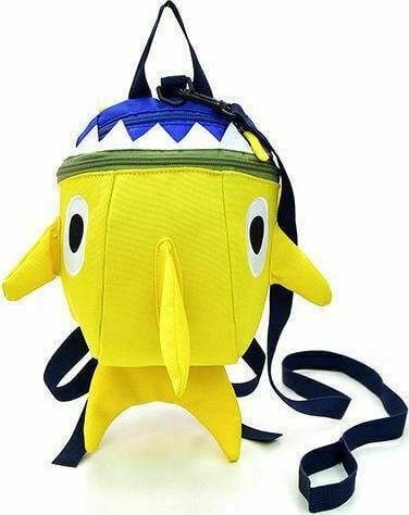 Βρεφική Τσάντα Πλάτης Καρχαρίας Kz-324 Κίτρινο