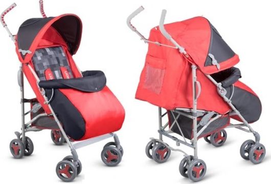 Καρότσι Μπαστούνι Lionelo Elia Κόκκινο